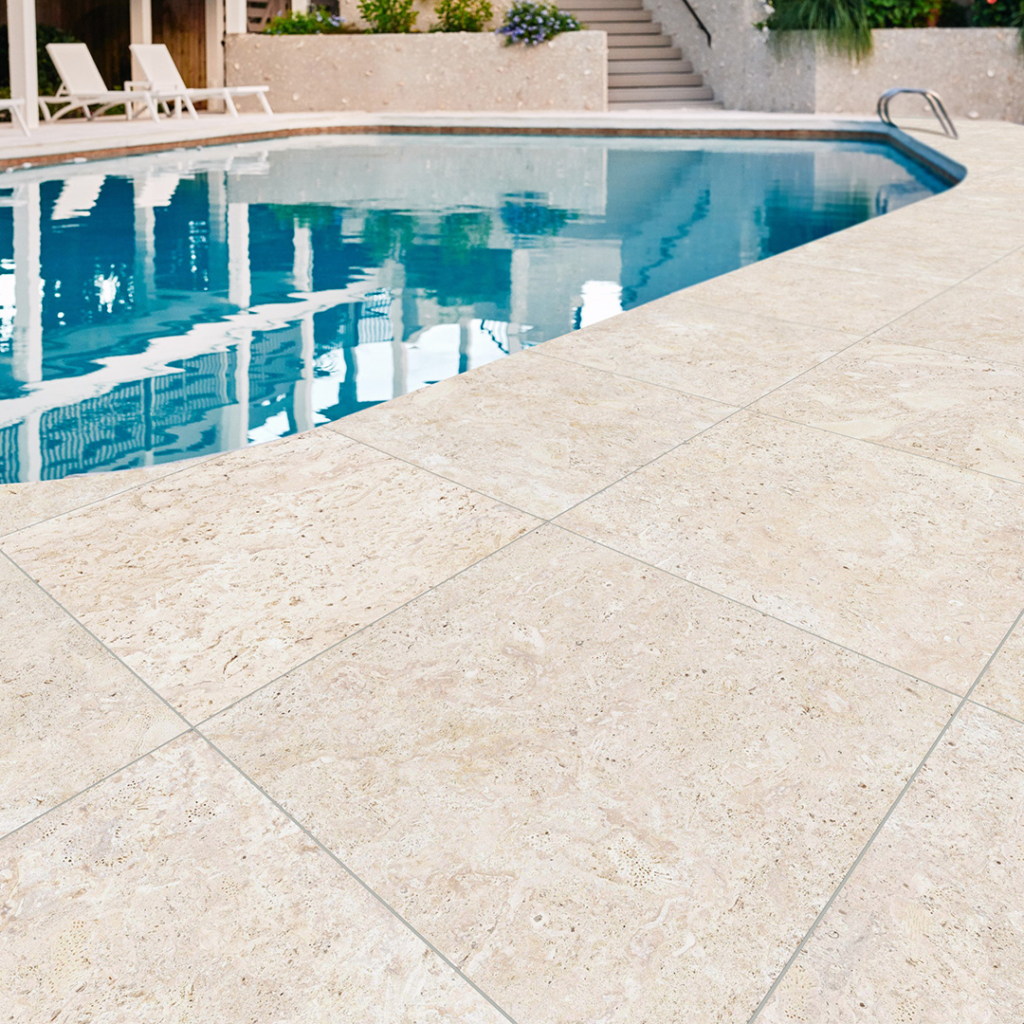 Peach Blossom Natural Cleft Face & Back Sandstone Paver Versailles Pattern  — Stone & Tile Shoppe, Inc.